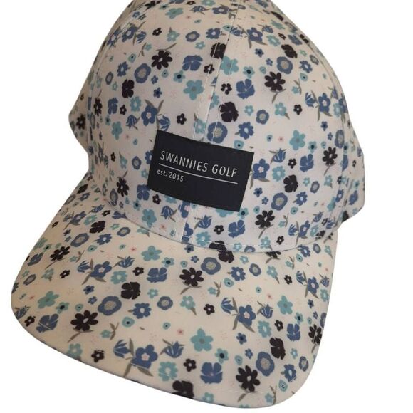 Swannies Golf Mulholland Floral Dry Fit Adjustable Hat NEW - Picture 3 of 8
